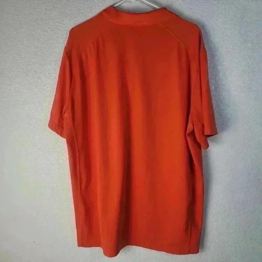 Nike Dri Fit Denver Broncos Mens Polo Shirt XL Orange Short Sleeve NFL Football - Picture 2 of 7